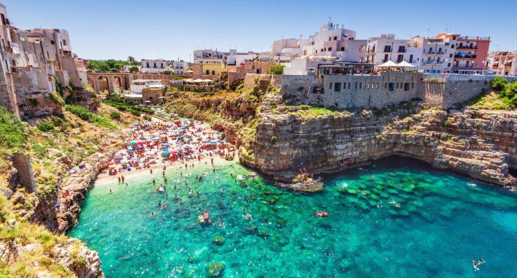 Polignano a mare dall'alto